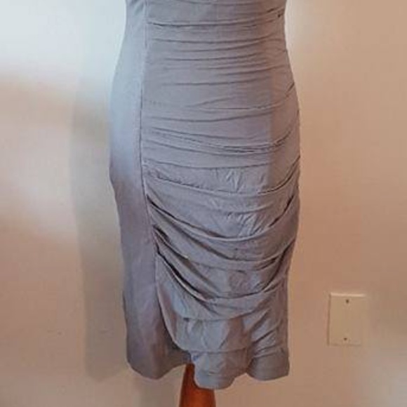 NWOT BCBG Max Azria Dove Grey Dress - Size 6 - Picture 4 of 16
